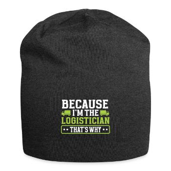 Logistician Logistics - Jersey Beanie - charcoal grey - Front