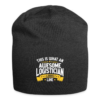 Logistiker Logistik - Jersey-Beanie - Anthrazit - Vorne