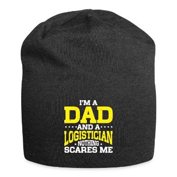 Logistician Logistics - Jersey Beanie - charcoal grey - Front
