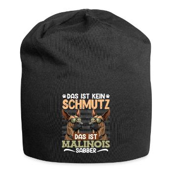 Belgischer Schäferhund DAS IST KEIN SCHMUTZ - Jersey-Beanie - Schwarz - Vorne