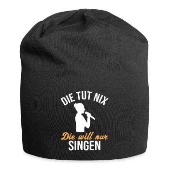 Chanteur Innocent - Cadeau - Bonnet en jersey - noir - Devant