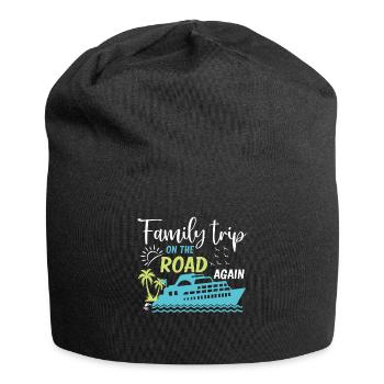 Cruise Family Trip Family Patry Ship Holidays - Jersey Beanie - black - Front