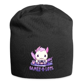 Axolotl tailed amphibian T Zocker Axolotl Kawaii - Jersey Beanie - black - Front