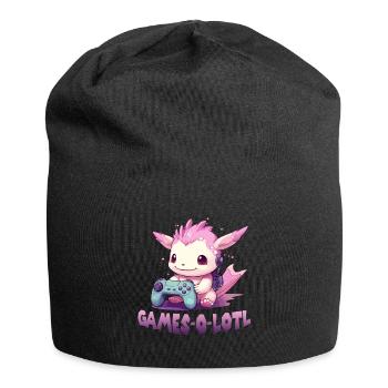 Gamer Axolotl Anime Axolotl T für Gaming Fans - Jersey-Beanie - Schwarz - Vorne