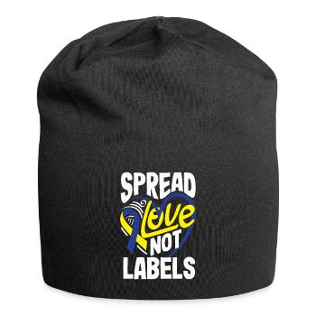 L’amour ne compte pas les chromosomes du syndrome de Down - Bonnet en jersey - noir - Devant