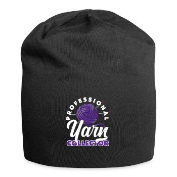Funny Knitting Knitting Needle Gift - Jersey Beanie - black - Front