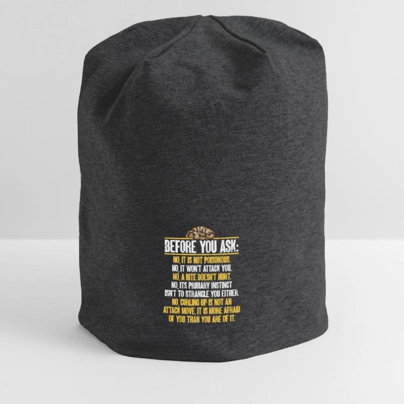 Ball Python Schlange Königspython Jersey-Beanie