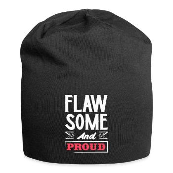 Embrace Your Quirks - Authenticity Is Gorgeous - Jersey Beanie - black - Front
