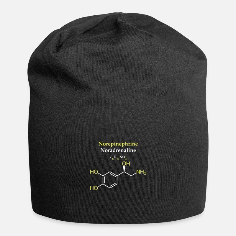 Norepinephrine Molécule - Bonnet en jersey - noir