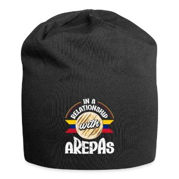 Arepas Colombian Venezuela Food - Jersey Beanie - black - Front