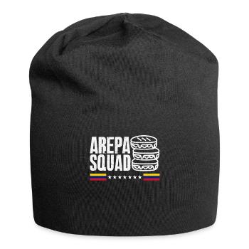 Arepas Colombian Venezuela Food - Jersey Beanie - black - Front