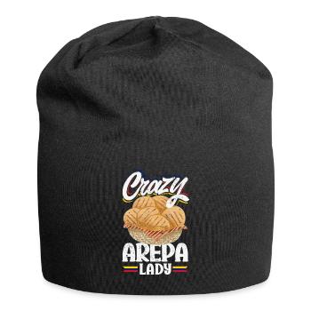 Arepas Colombian Venezuela Food - Jersey Beanie - black - Front