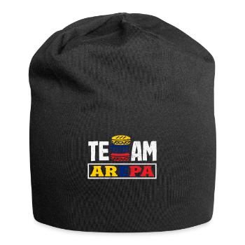 Arepas Colombien Venezuela Nourriture - Bonnet en jersey - noir - Devant