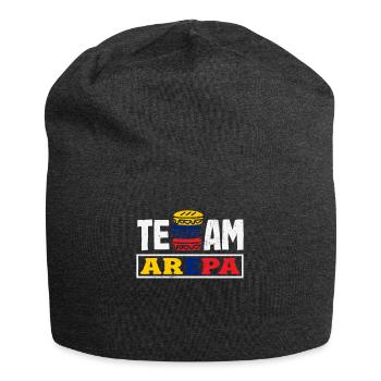 Arepas Kolumbianisch Venezoela Essen - Jersey-Beanie - Anthrazit - Vorne