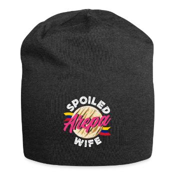 Arepas Kolumbianisch Venezoela Essen - Jersey-Beanie - Anthrazit - Vorne