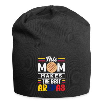 Arepas Colombian Venezuela Food - Jersey Beanie - black - Front