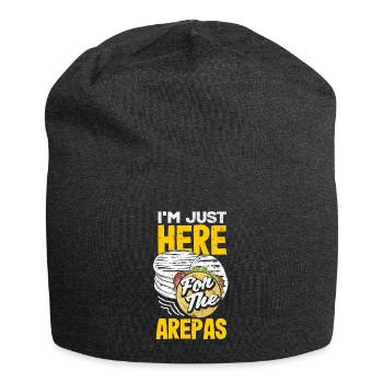 Arepas Kolumbianisch Venezoela Essen - Jersey-Beanie - Anthrazit - Vorne