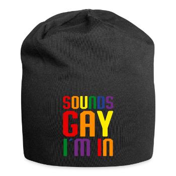Klingt schwul Im In - Jersey-Beanie - Schwarz - Vorne