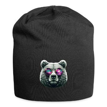Grizzly Bear Sunglasses Galaxy Bears - Jersey Beanie - black - Front