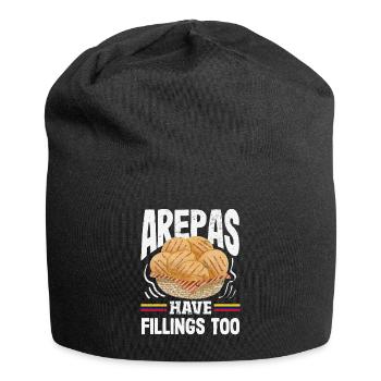 Arepas Colombien Venezuela Nourriture - Bonnet en jersey - noir - Devant