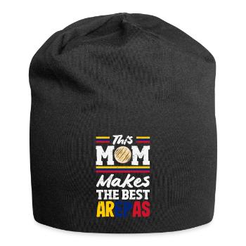 Arepas Colombian Venezuela Food - Jersey Beanie - black - Front
