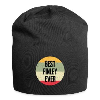 Le meilleur Finley de tous les temps - Bonnet en jersey - noir - Devant