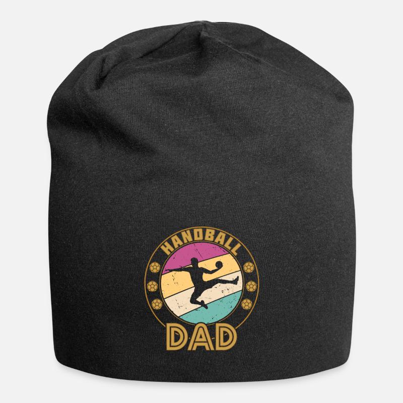 Handball Dad - Jersey-Beanie - Schwarz