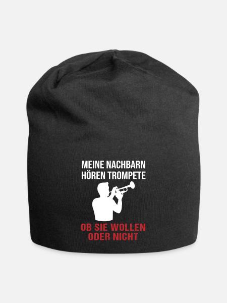 Trompetenklänge – Nachbarschaftskonzert - Jersey-Beanie - Schwarz