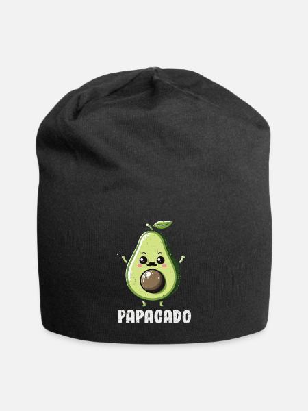 Avocado - Jersey-Beanie - Schwarz