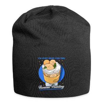 Banana Pudding Banana Pudding Gift - Jersey Beanie - black - Front