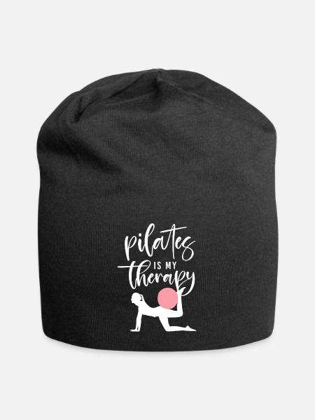 Pilates Instructor Teacher Pilates - Jersey-Beanie - Schwarz