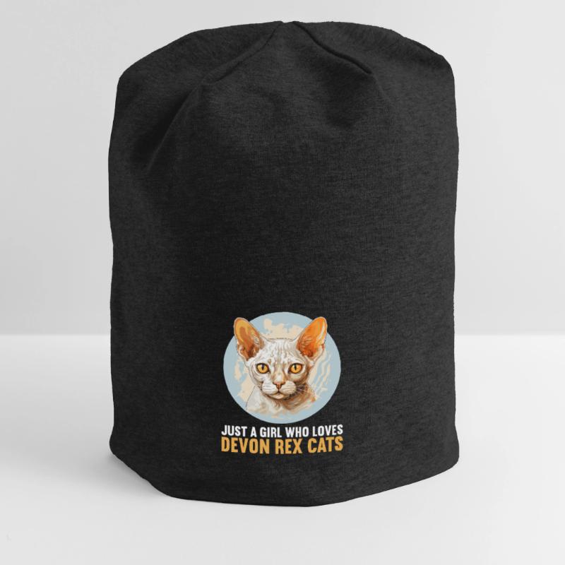 Devon Rex Kätzchen Devon Rex Katze Jersey-Beanie