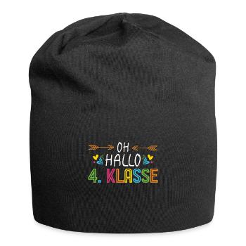 Oh Hello 4th Grade School - Jersey Beanie - black - Front
