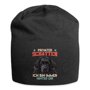 Newfie PRIVATER SCHATTEN BIN IMMER HINTER DIR - Jersey-Beanie - Schwarz - Vorne