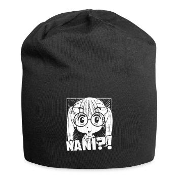Anime Manga Nani Anime - Jersey-Beanie - Schwarz - Vorne