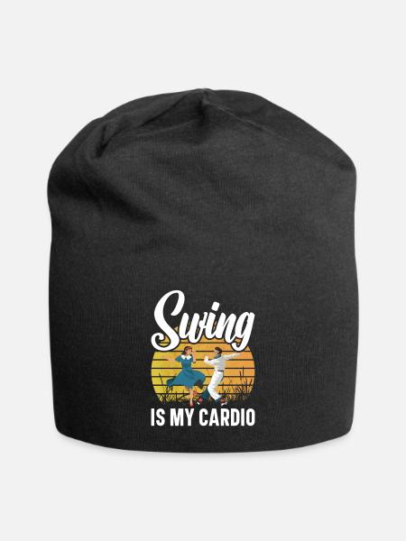 Lindy Hop Tänzer Swing Tanzpaar Swing Dance - Jersey-Beanie - Schwarz