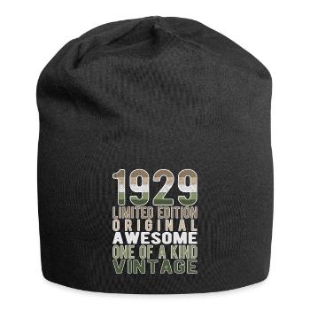 Limited Edition Since 1929 Birthday Vintage 1929 - Jersey Beanie - black - Front