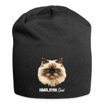 Chat de l’Himalaya Colourpoint Katze - Bonnet en jersey - noir - Devant