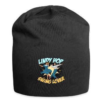Swing Dance Lindy Hop Swing Music Swing Dancer - Jersey-Beanie - Schwarz - Vorne