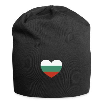 Cœur de Bulgarie - Bonnet en jersey - noir - Devant