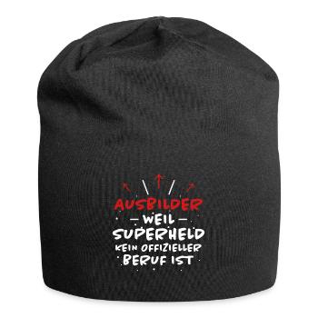 Ausbilder Spruch Beruf Lustiges Ausbilder Geschenk - Jersey-Beanie - Schwarz - Vorne