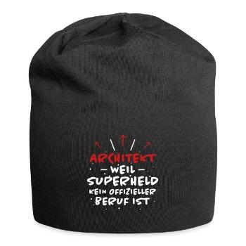 Architekt Spruch Architektur Architekt Geschenk - Jersey-Beanie - Schwarz - Vorne