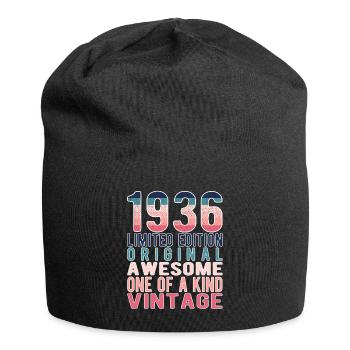 Edition limitée depuis 1936 Anniversaire Millésime 1936 - Bonnet en jersey - noir - Devant