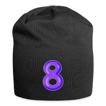 8 Acht - Jersey-Beanie - Schwarz - Vorne