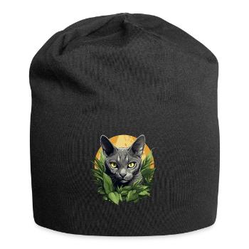 Korat Chaton Korat Chat - Bonnet en jersey - noir - Devant