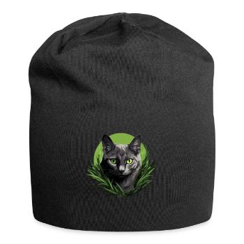 Korat Chaton Korat Chat - Bonnet en jersey - noir - Devant