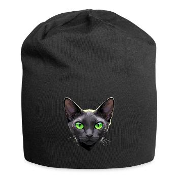 Korat Chaton Korat Chat - Bonnet en jersey - noir - Devant