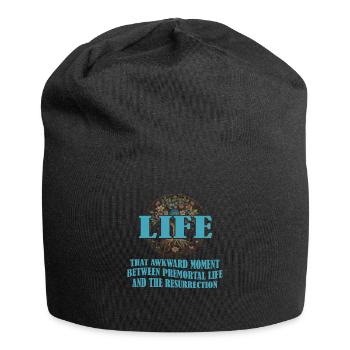 Vie Le moment embarrassant entre deux vies - Bonnet en jersey - noir - Devant