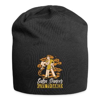 Salsa Dancer Live To Mambo Dancing Salsa Dancer - Jersey-Beanie - Schwarz - Vorne