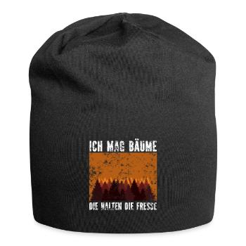 Silent Trees Humorous Silence - Jersey Beanie - black - Front